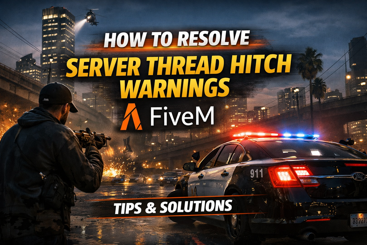 How to Resolve Server Thread Hitch Warnings in FiveM
