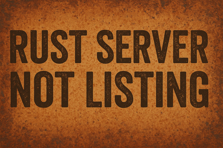 How to Fix Rust Server Not Showing Up in the Browser (2025 Ultimate Guide)