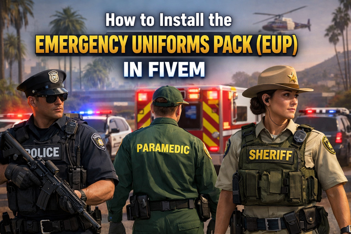How to Install the Emergency Uniforms Pack (EUP) in FiveM