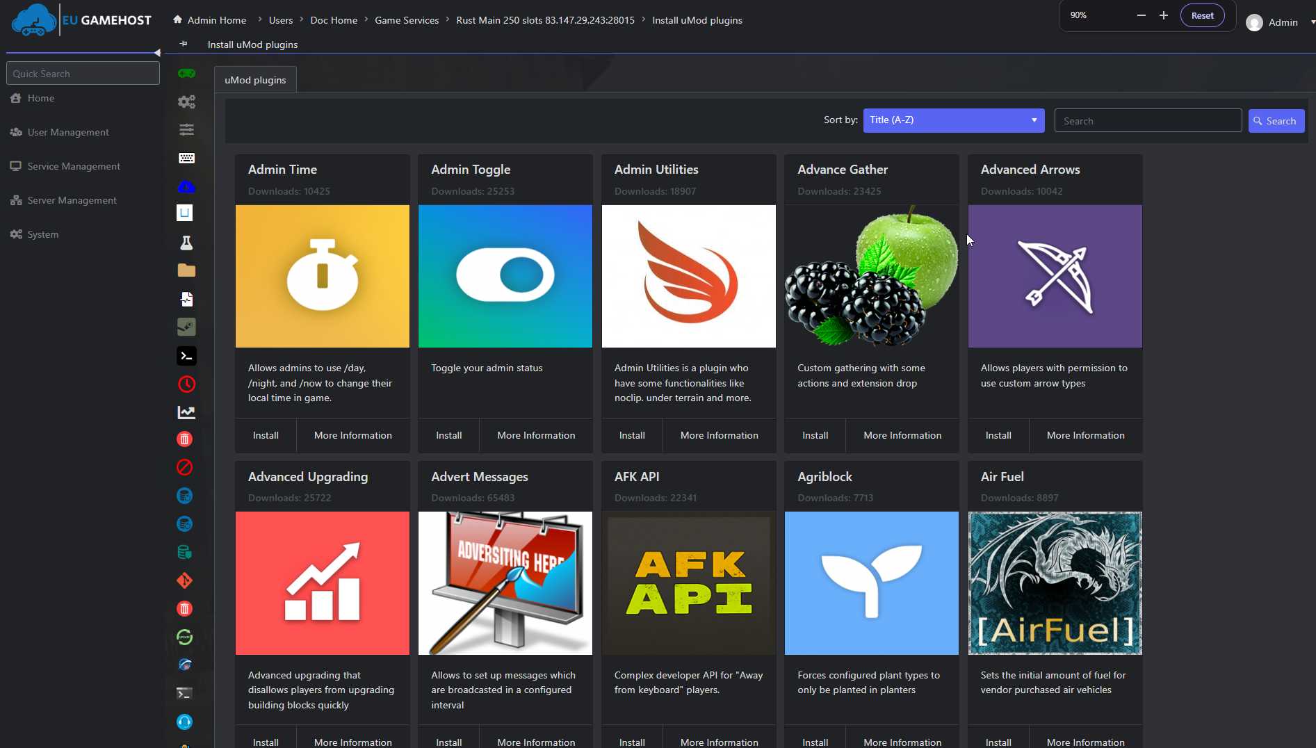 Mod Installer Interface