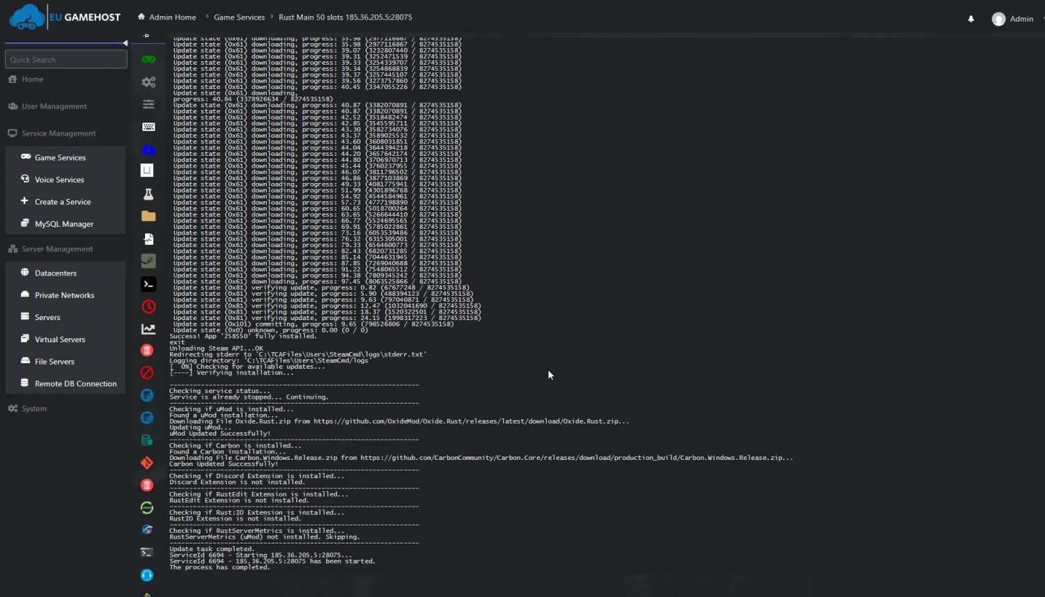 Enshrouded player access management interface